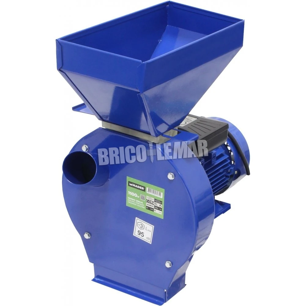 Molino De Cereales Y Triturador De Zuro 1100W Mader 4 Molino De Cereales Y Triturador De Zuro 1100W Mader - Imagen 2