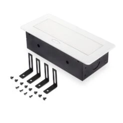 Multiconector Atom 26 Blanco 2 Schuko 1 USB-A 1 USB-C RJ45 HDMI - Emuca -Brico Lemar Comercio multiconector atom 26 blanco 2 schuko 1 usb a 1 usb c rj45 hdmi emuca 3