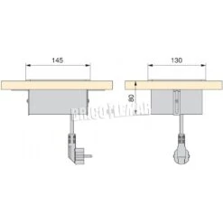 Multiconector De Mesa 2 USB +1 HDMI + 1 Enchufe EU 145x130mm Acero Y Aluminio Negro Emuca -Brico Lemar Comercio multiconector de mesa 2 usb 1 hdmi 1 enchufe eu 145x130mm acero y aluminio negro emuca 3