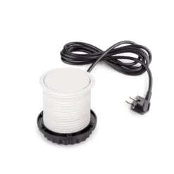 Multiconector Vertikal Push Blanco D.100mm 3 Schuko 1 USB-A 1 USB-C - Emuca -Brico Lemar Comercio multiconector vertikal push blanco d100mm 3 schuko 1 usb a 1 usb c emuca 4