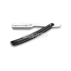 Navaja Peluquero 20cm Negra Con Cierre Seguridad 3 Claveles