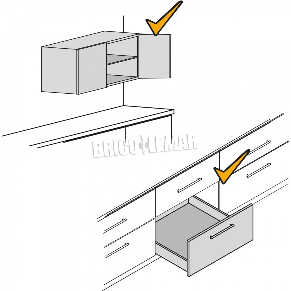 Organizador De 13 Platos Para Muebles Plástico Gris Antracita Emuca 10 Organizador De 13 Platos Para Muebles Plástico Gris Antracita Emuca - Imagen 8