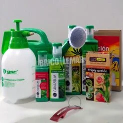 Pack 4 Productos Canabium Cultivo De Cannabis + Insecticida 100ml + Pulverizador A Presión 2L + Regadera 5L + Kit Protección