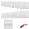 Pack De 20 Rejillas De Ventilacion Planas Blancas 15x15 Orfesa -Brico Lemar Comercio pack de 20 rejillas de ventilacion planas blancas 15x15 orfesa