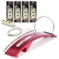 Pack De 4 Bases Múltiples De 3 Tomas Con Interruptor TT Lateral 16A 250V~ Cable 1,5m Famatel -Brico Lemar Comercio pack de 4 bases multiples de 3 tomas con interruptor tt lateral 16a 250v cable 15m famatel 2