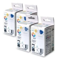 Pack De 4 Lámparas Inteligentes Led WiFi Estándar E27 8W RGB 3000K-6500K GSC Evolution 15 Pack De 4 Lámparas Inteligentes Led WiFi Estándar E27 8W RGB 3000K-6500K GSC Evolution -Brico Lemar Comercio pack de 4 lamparas inteligentes led wifi estandar e27 8w rgb 3000k 6500k gsc evolution 6