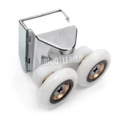 Pack De 4 Rodamientos De Mampara Doble Tipo Metalkris Cromo Cufesan -Brico Lemar Comercio pack de 4 rodamientos de mampara doble tipo metalkris cromo cufesan 2