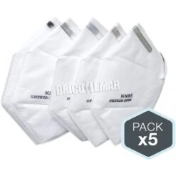 Pack De 5 Mascarillas KN95 (EPI) Equivalente FFP2 GSC Evolution
