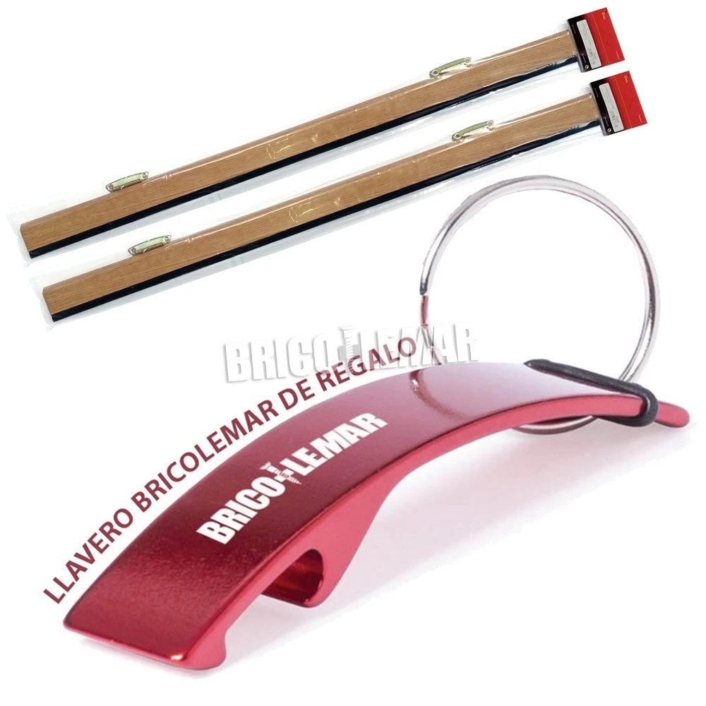 Pack De Burletes Basculantes De Madera 2x81,5cm Roble Burcasa 5 Pack De Burletes Basculantes De Madera 2x81,5cm Roble Burcasa - Imagen 3