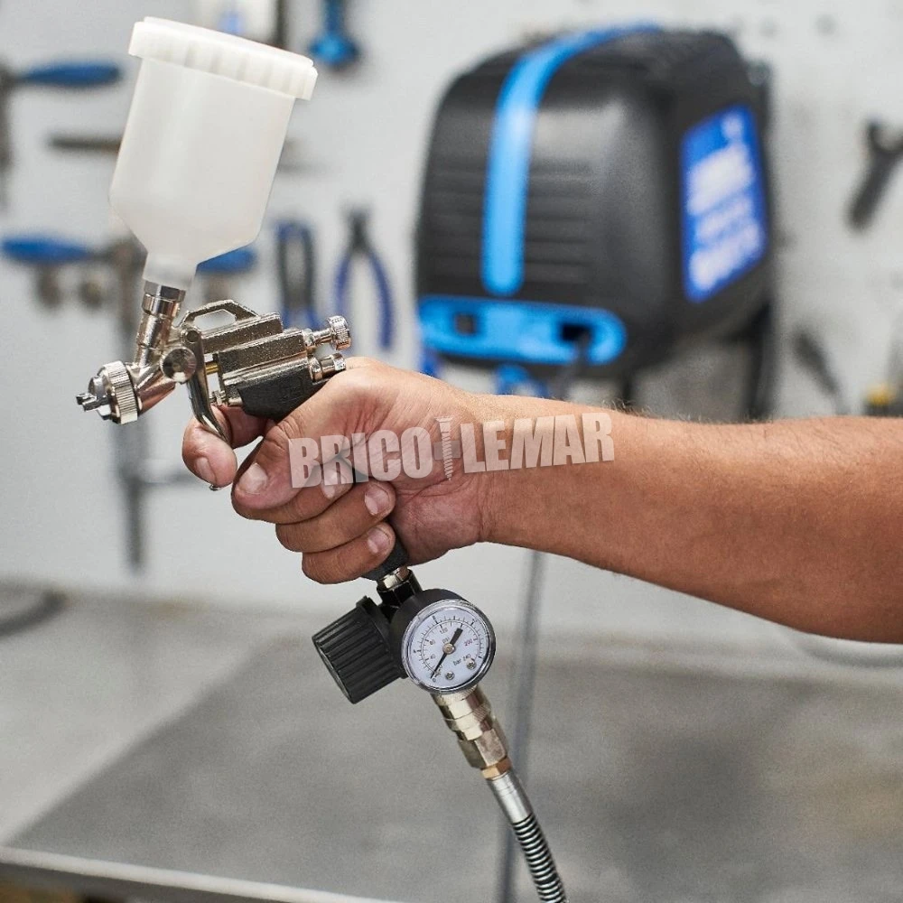 Pack De Compresor De Pistón Abac XPN O15 1,5HP + Kit Premiun Herramientas Neumáticas 5 Pack De Compresor De Pistón Abac XPN O15 1,5HP + Kit Premiun Herramientas Neumáticas - Imagen 3