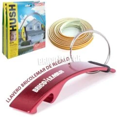 Pack De Perfiles Adhesivos Antirruido De Goma Para Puertas Y Ventanas 2x6m Blanco Geko -Brico Lemar Comercio pack de perfiles adhesivos antirruido de goma para puertas y ventanas 2x6m blanco geko 3