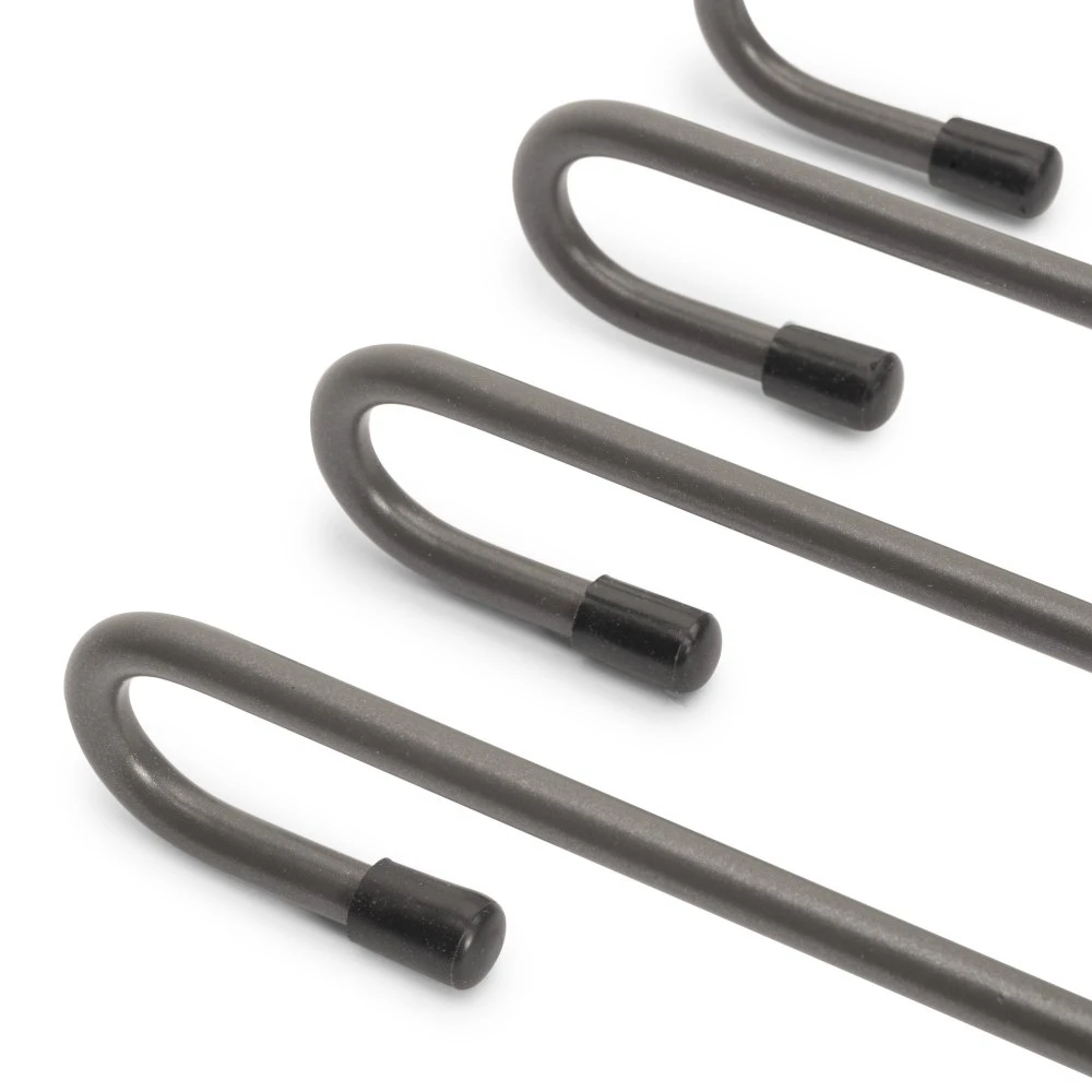 Pantalonero Extraíble, 11 Varillas, Guías De Extracción Total, Acero, Titanio - Emuca 8 Pantalonero Extraíble, 11 Varillas, Guías De Extracción Total, Acero, Titanio - Emuca - Imagen 6