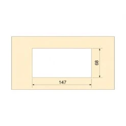 Pasacables Para Mesa Quadrum, Rectangular, 159x80mm, Para Encastrar, Aluminio, Pintado Blanco - Emuca 11 Pasacables Para Mesa Quadrum, Rectangular, 159x80mm, Para Encastrar, Aluminio, Pintado Blanco - Emuca -Brico Lemar Comercio pasacables para mesa quadrum rectangular 159x80mm para encastrar aluminio pintado blanco emuca 4