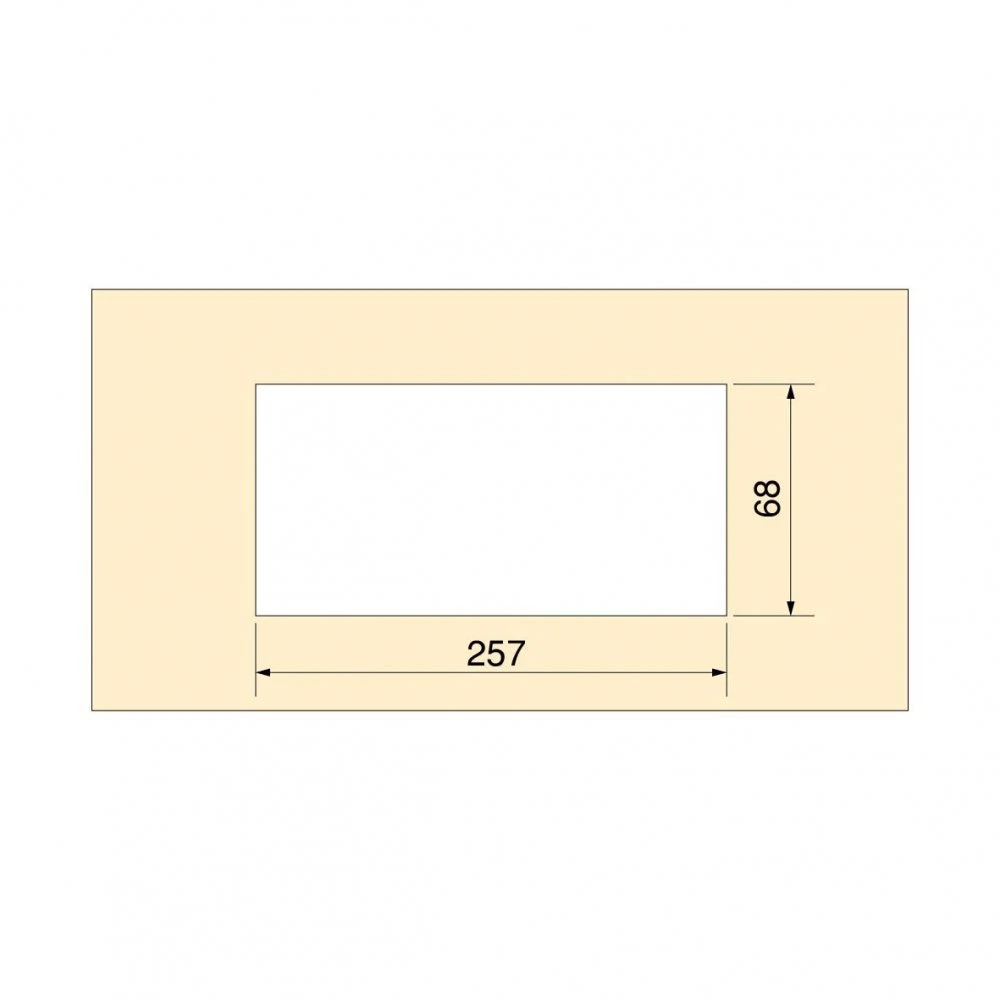 Pasacables Para Mesa Quadrum, Rectangular, 269x80mm, Para Encastrar, Aluminio, Pintado Negro - Emuca 7 Pasacables Para Mesa Quadrum, Rectangular, 269x80mm, Para Encastrar, Aluminio, Pintado Negro - Emuca - Imagen 5