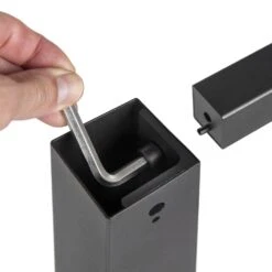 Patas Cuadradas Y Estructura Para Mesa, 50x50mm, 750x750mm, Acero, Pintado Negro - Emuca -Brico Lemar Comercio patas cuadradas y estructura para mesa 50x50mm 750x750mm acero pintado negro emuca 5