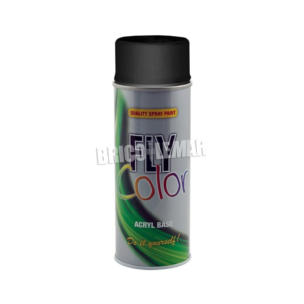 Pintura En Spray Fly Color RAL 9005 Brillo Negro 400ml Motip 3 Pintura En Spray Fly Color RAL 9005 Brillo Negro 400ml Motip