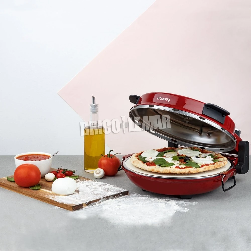 Pizzera Eléctrica 1200W Ø32cm H.Koenig NAPL350 7 Pizzera Eléctrica 1200W Ø32cm H.Koenig NAPL350 - Imagen 5