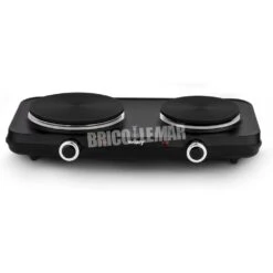 Placa De Cocción Eléctrica Doble 2250W ø15cm Y ø18cm Wëasy PLW225