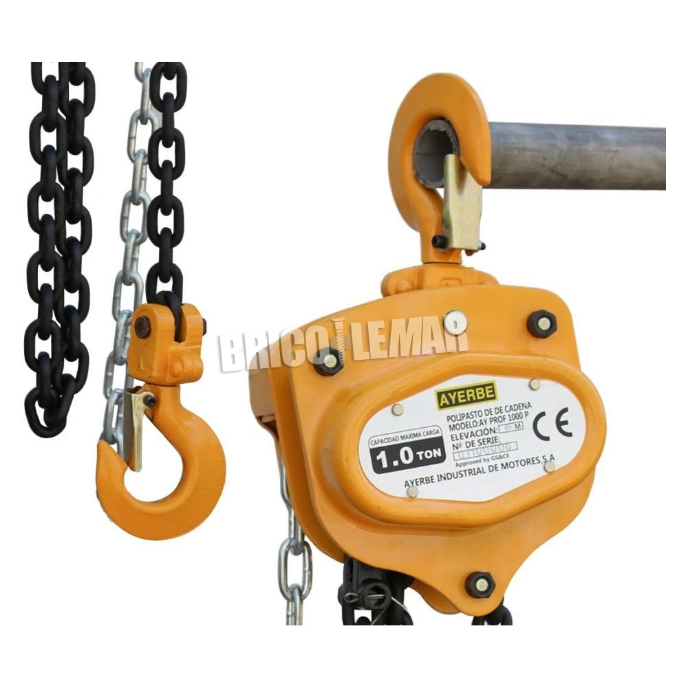 Polipasto Manual De Cadena 1ton. Prof. 10m. Ayerbe 4 Polipasto Manual De Cadena 1ton. Prof. 10m. Ayerbe - Imagen 2