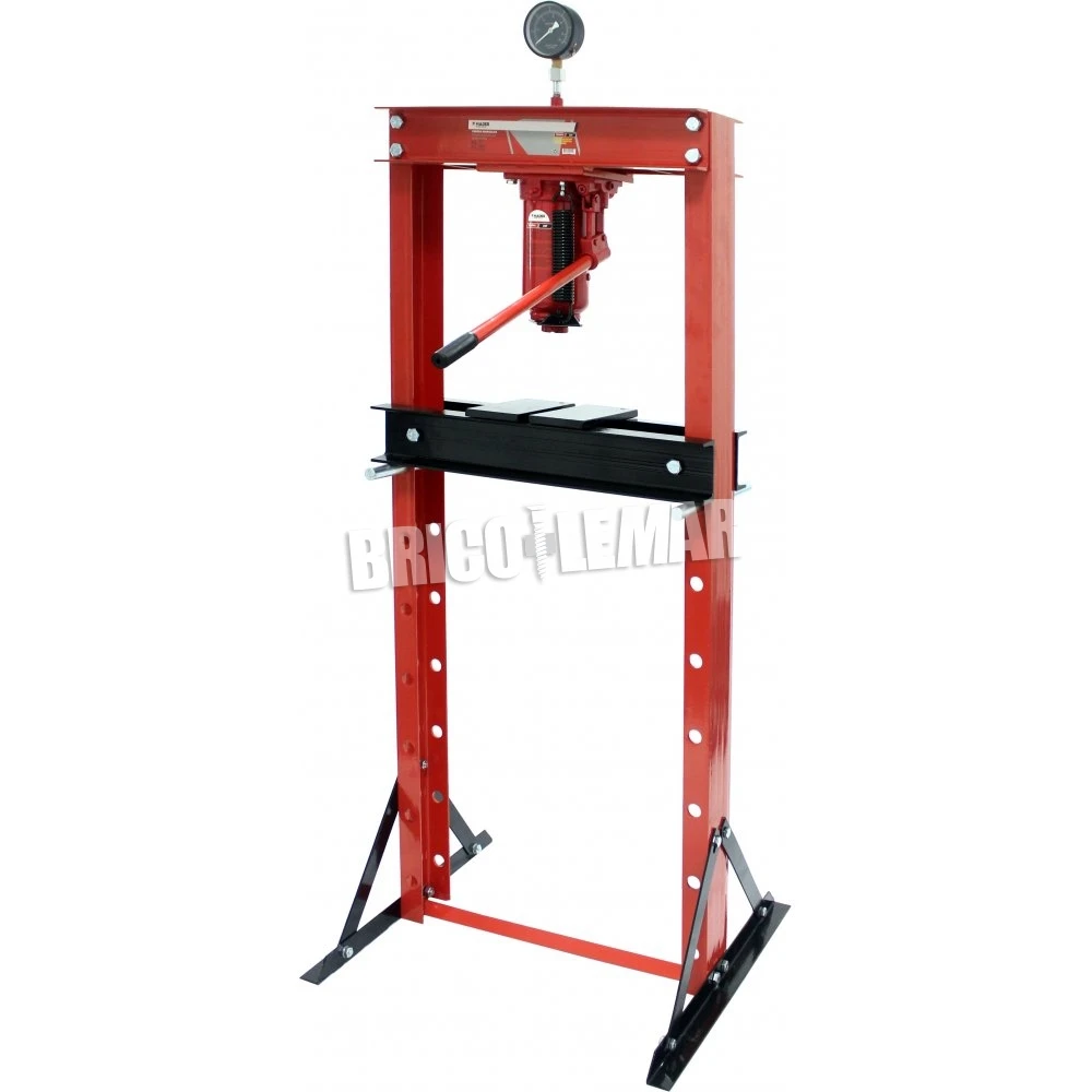 Prensa Hidráulica Manual Con Manómetro 20T Mader 3 Prensa Hidráulica Manual Con Manómetro 20T Mader