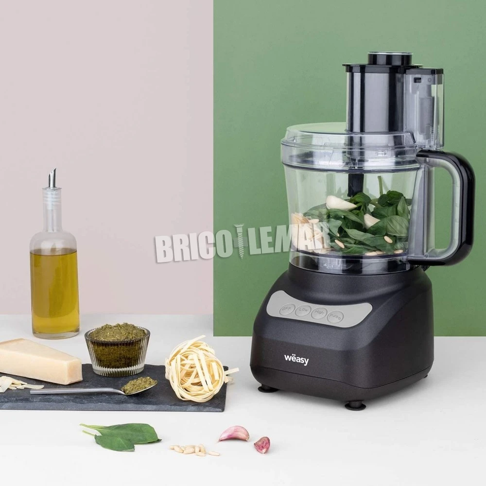 Procesador De Alimentos 500W 1.8L 5 Funciones Wëasy CK490 4 Procesador De Alimentos 500W 1.8L 5 Funciones Wëasy CK490 - Imagen 2