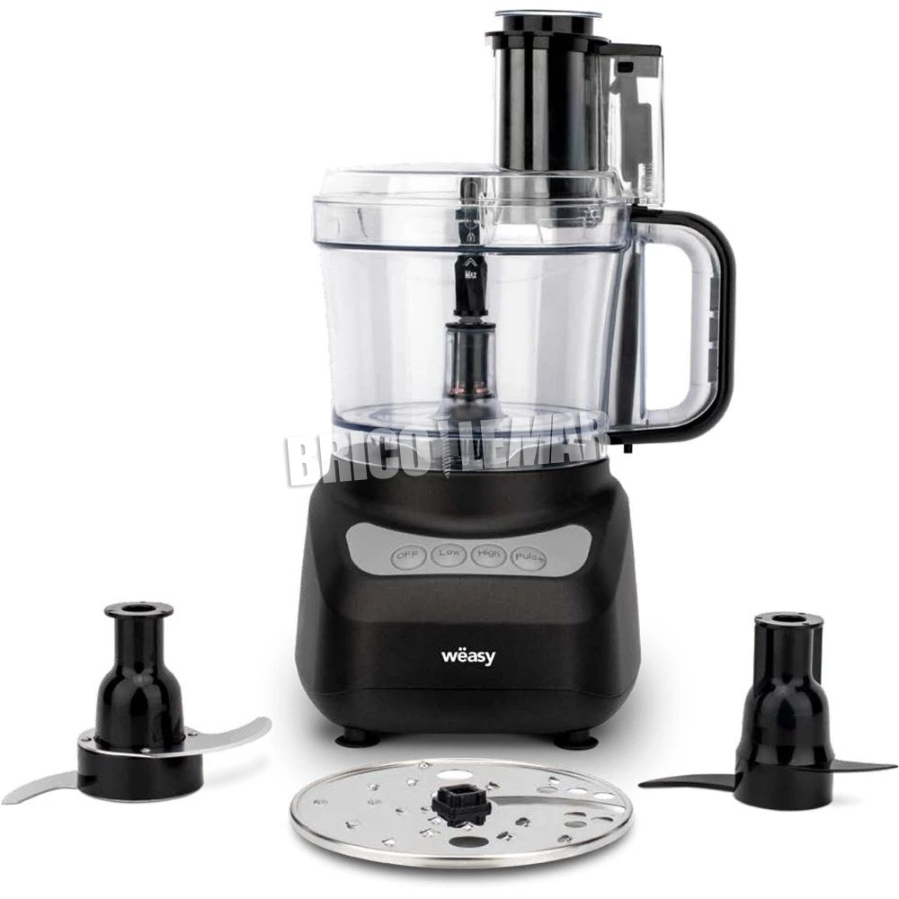 Procesador De Alimentos 500W 1.8L 5 Funciones Wëasy CK490 3 Procesador De Alimentos 500W 1.8L 5 Funciones Wëasy CK490