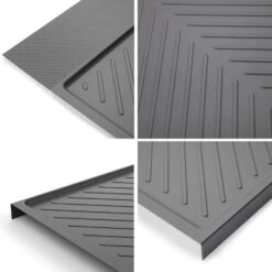 Protector Fondo Fregadero Sink M80 767x580mm Cortable Plástico Gris Cocina - Emuca -Brico Lemar Comercio protector fondo fregadero sink m80 767x580mm cortable plastico gris cocina emuca 3