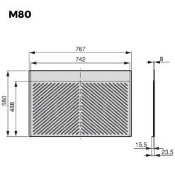 Protector Fondo Fregadero Sink M80 767x580mm Cortable Plástico Gris Cocina - Emuca -Brico Lemar Comercio protector fondo fregadero sink m80 767x580mm cortable plastico gris cocina emuca 8