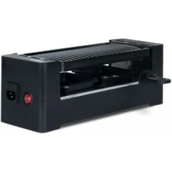 Raclette 2 Personas 2 En 1 Grill Negra Antiadherente 400W Wëasy TIK12
