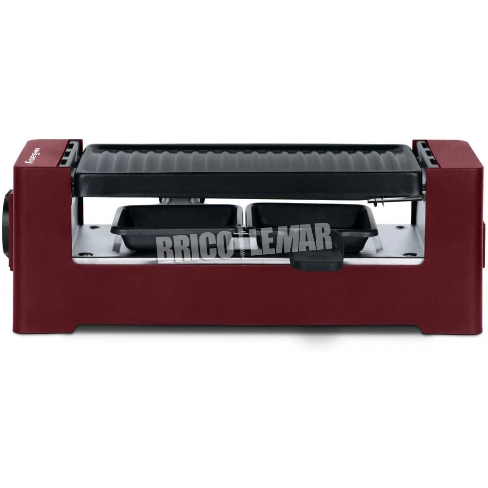 Raclette 2 Personas 2 En 1 Grill Roja Antiadherente 400W Wëasy TAK12 4 Raclette 2 Personas 2 En 1 Grill Roja Antiadherente 400W Wëasy TAK12 - Imagen 2