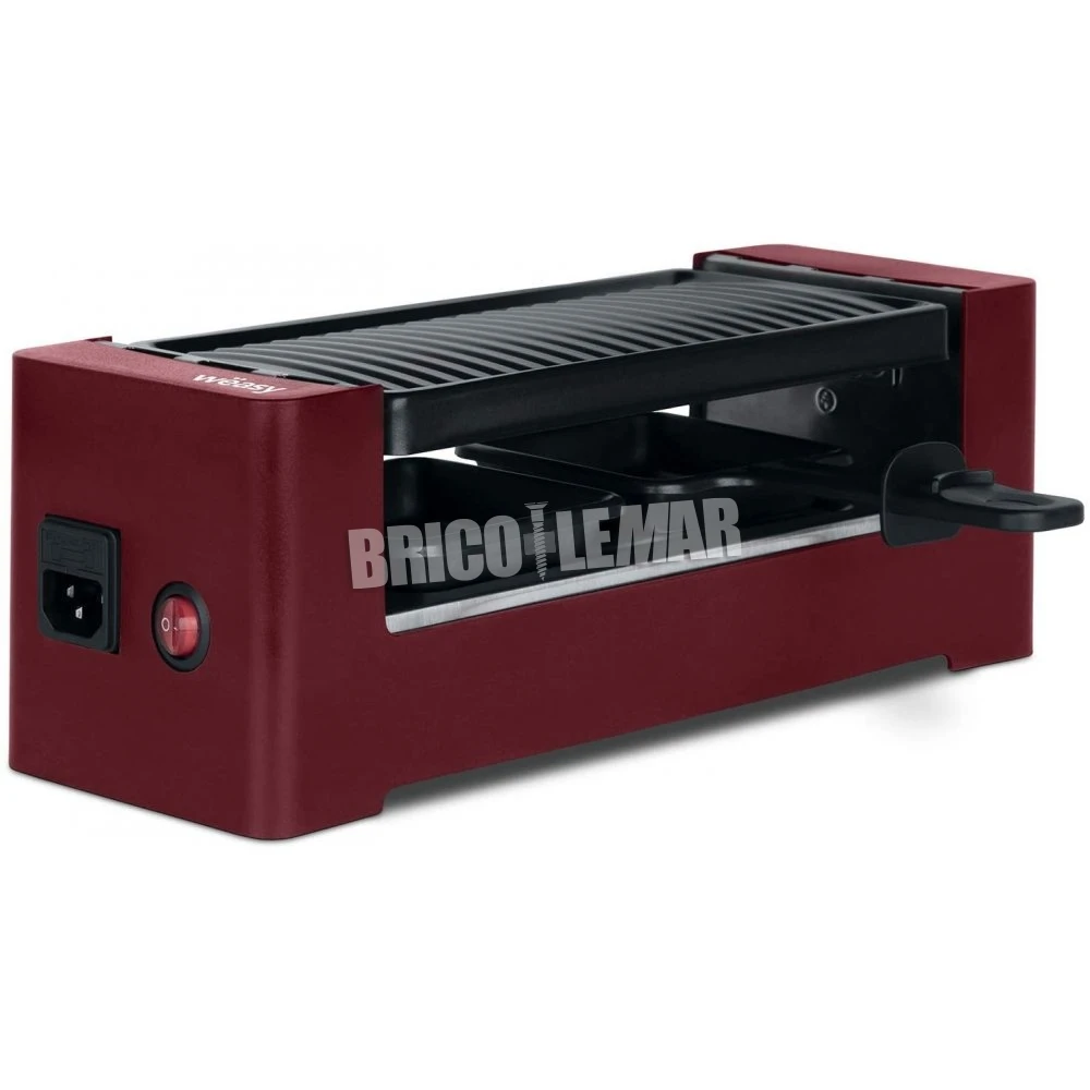Raclette 2 Personas 2 En 1 Grill Roja Antiadherente 400W Wëasy TAK12 3 Raclette 2 Personas 2 En 1 Grill Roja Antiadherente 400W Wëasy TAK12