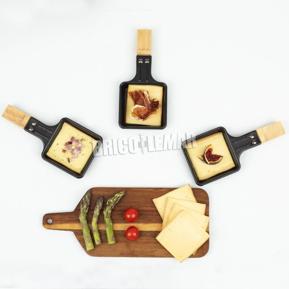 Raclette 8 Personas 2 En 1 Plancha Con Piedra Natural 1200W H.Koenig WOD8 9 Raclette 8 Personas 2 En 1 Plancha Con Piedra Natural 1200W H.Koenig WOD8 - Imagen 7