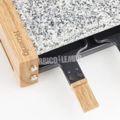 Raclette De Madera Con Plancha De Piedra Natural 350W 2 Personas H.Koenig WOD2 -Brico Lemar Comercio raclette de madera con plancha de piedra natural 350w 2 personas hkoenig wod2 2