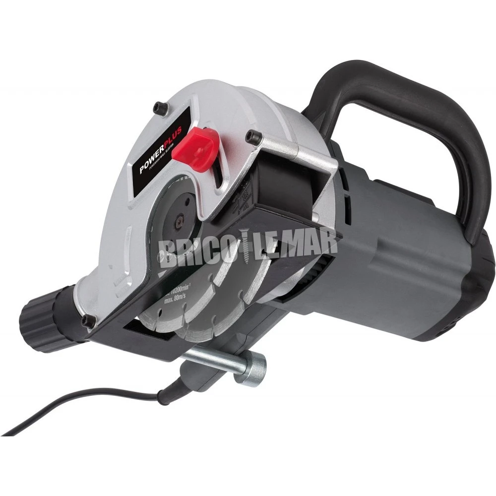 Ranuradora De Pared 1700W PowerPlus + 6 Discos De Diamante Ø150mm Premium 4 Ranuradora De Pared 1700W PowerPlus + 6 Discos De Diamante Ø150mm Premium - Imagen 2