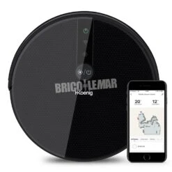 Robot Aspirador Fregasuelos Alto Rendimiento 120m De Autonomía Regreso Automático 56dB H.Koenig SWRC130