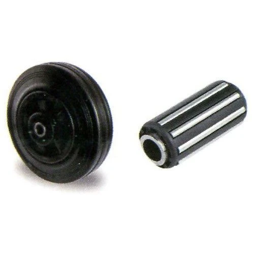 Rueda Con Base Fija Goma Negra GSR 100/27 Premium Cascoo 4 Rueda Con Base Fija Goma Negra GSR 100/27 Premium Cascoo - Imagen 2