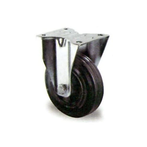 Rueda Con Base Fija Goma Negra GSR 100/27 Premium Cascoo 3 Rueda Con Base Fija Goma Negra GSR 100/27 Premium Cascoo