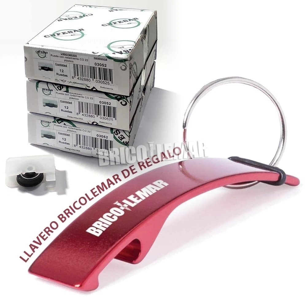 Rueda Con Rodamiento CO 22 Plástico 37x25,5x11mm Lote De 36 Unidades Cufesan 6 Rueda Con Rodamiento CO 22 Plástico 37x25,5x11mm Lote De 36 Unidades Cufesan - Imagen 4