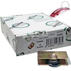 Rueda Con Rodamiento INASA Baja Metálica Caja 12 Unidades Cufesan 3085