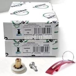 Rueda Mampara Hembra Pequeña 22x17x6mm M5 Lote De 30 Unidades Cufesan