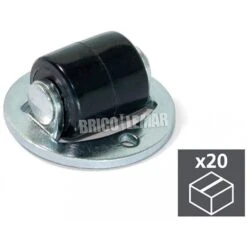 Ruedas Para Muebles Para Tapa Giratoria Ø13mm Acero Y Plástico 20 Unidades Emuca