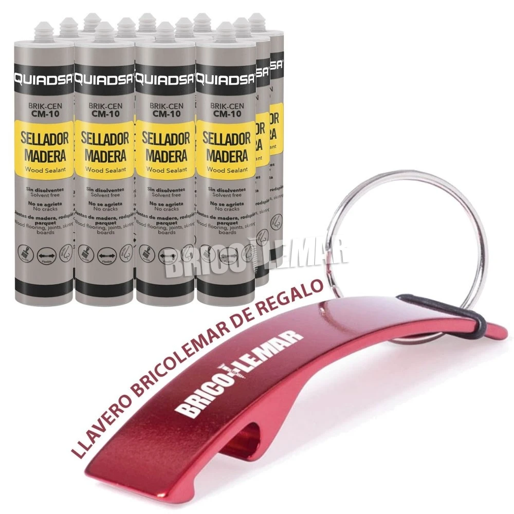 Sellador Elástico Para Madera BRIK-CEN CM-10 Gris Claro Caja De 12 Cartuchos De 300ml Quiadsa 5 Sellador Elástico Para Madera BRIK-CEN CM-10 Gris Claro Caja De 12 Cartuchos De 300ml Quiadsa - Imagen 3