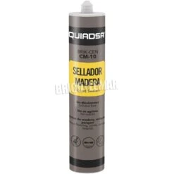 Sellador Elástico Para Madera BRIK-CEN CM-10 Gris Oscuro 300ml Quiadsa