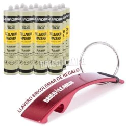 Sellador Elástico Para Madera BRIK-CEN CM-10 Pino Caja De 12 Cartuchos De 300ml Quiadsa -Brico Lemar Comercio sellador elastico para madera brik cen cm 10 pino caja de 12 cartuchos de 300ml quiadsa 2