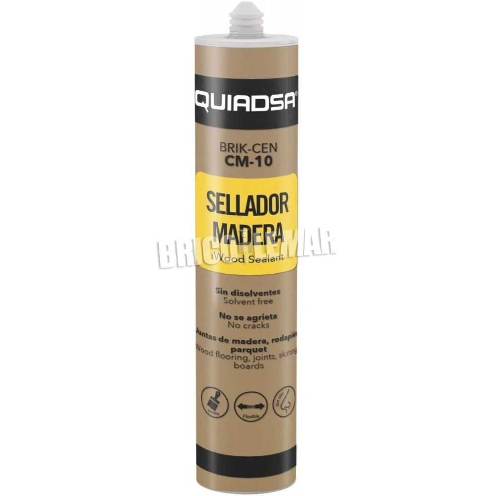 Sellador Elástico Para Madera BRIK-CEN CM-10 Roble Caja De 12 Cartuchos De 300ml Quiadsa 4 Sellador Elástico Para Madera BRIK-CEN CM-10 Roble Caja De 12 Cartuchos De 300ml Quiadsa - Imagen 2