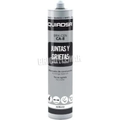 Sellador Juntas Y Grietas BRIK-CEN CA-8 Blanco 300ml Quiadsa
