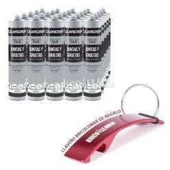 Sellador Juntas Y Grietas BRIK-CEN CA-8 Gris Caja De 25 Cartuchos De 300ml Quiadsa -Brico Lemar Comercio sellador juntas y grietas brik cen ca 8 gris caja de 25 cartuchos de 300ml quiadsa 2