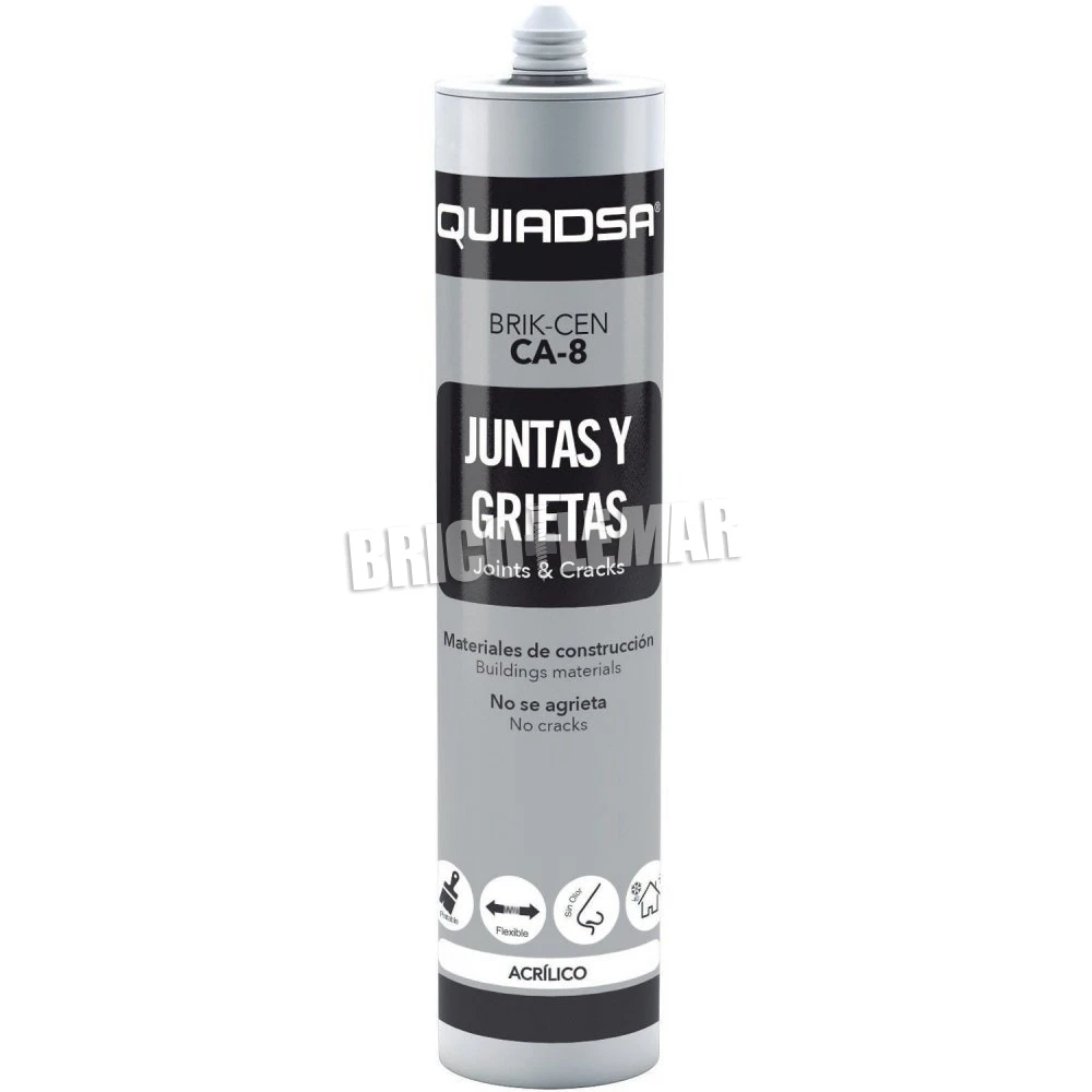 Sellador Juntas Y Grietas BRIK-CEN CA-8 Negro 300ml Quiadsa 3 Sellador Juntas Y Grietas BRIK-CEN CA-8 Negro 300ml Quiadsa