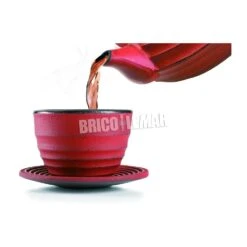 Set 2 Tazas + 2 Platillos Para Té Ceylan Ibili -Brico Lemar Comercio set 2 tazas 2 platillos para te ceylan ibili 1
