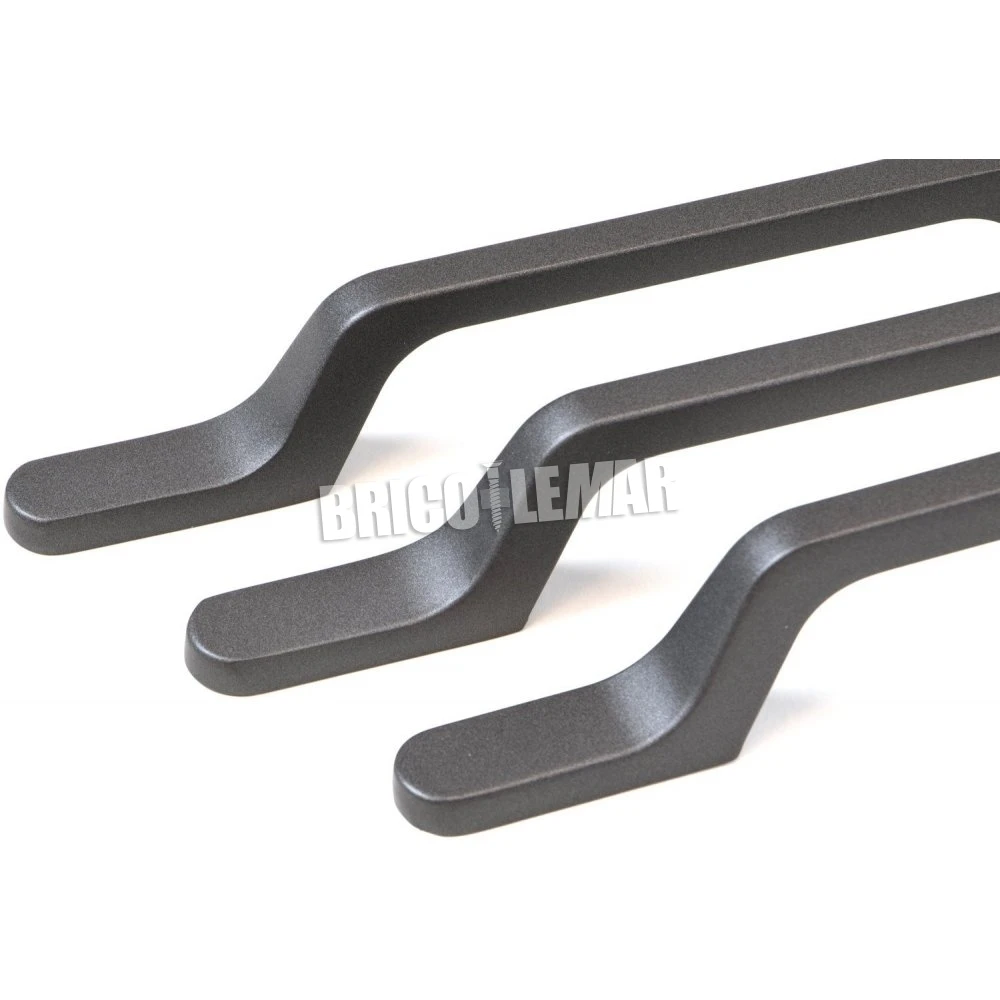 Set De 25 Tiradores Para Muebles Osaka Intereje 128mm Aluminio Gris Oscuro Emuca 7 Set De 25 Tiradores Para Muebles Osaka Intereje 128mm Aluminio Gris Oscuro Emuca - Imagen 5